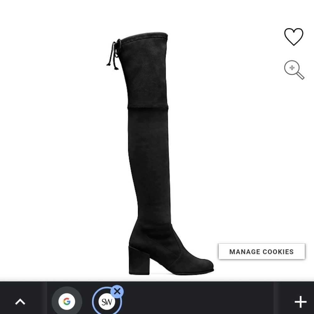 Stuart Weitzman highland suede over the knee boots